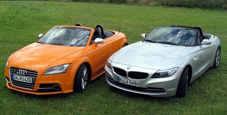 Vergleich Audi TT S Roadster - BMW Z4 sDrive 28i