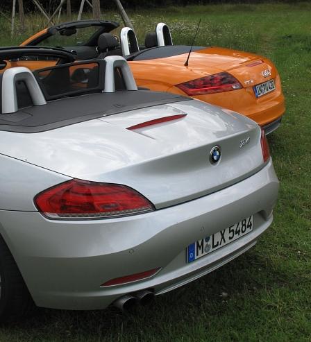 Vergleich Audi TT S Roadster - BMW Z4 sDrive 28i