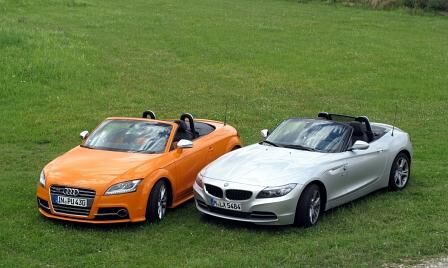 Vergleich Audi TT S Roadster - BMW Z4 sDrive 28i