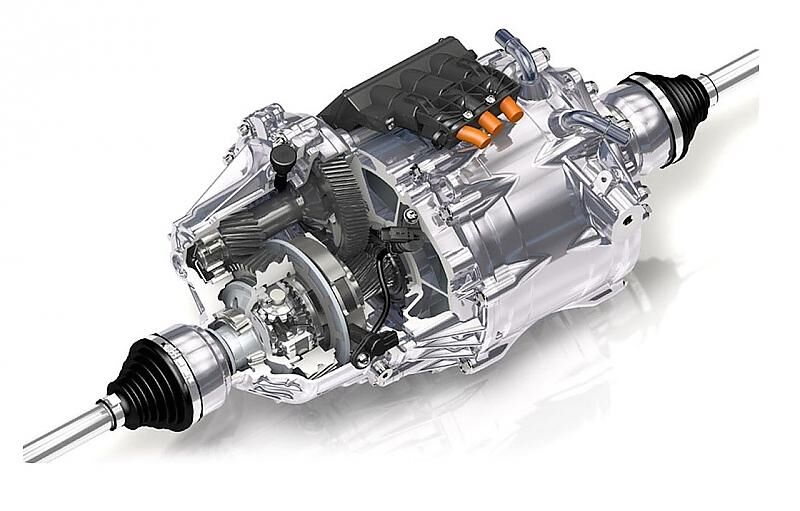 Die GKN E-Achse ist kompakt und sorgt für eine präzise Verteilung des Drehmoments