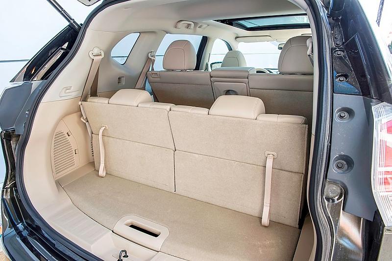 Auf Wunsch kann der Nissan X Trail 1.6 DIG-T mit sieben Sitzen ausgestattet werden