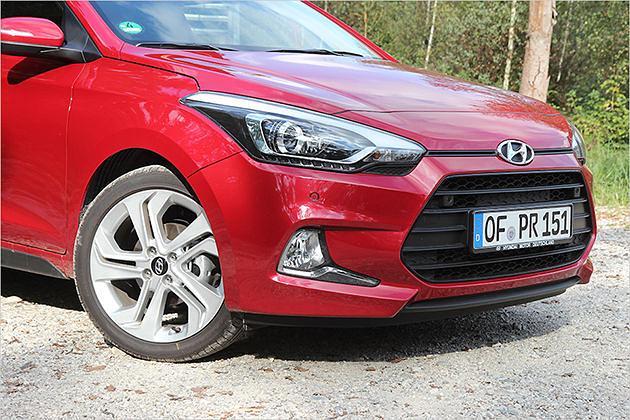 Nebelscheinwerfer sind beim i20 Coupé Serie