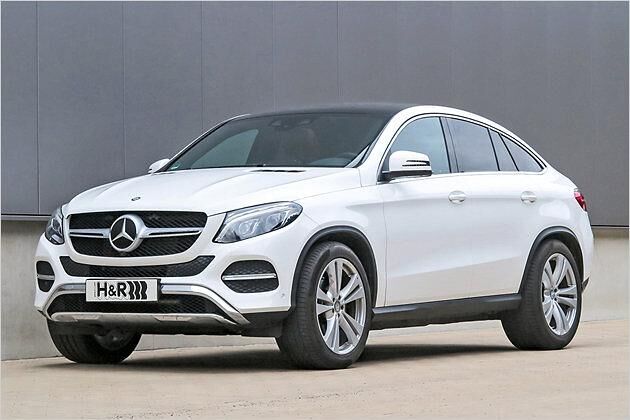Fahrwerksspezialist H&R hat nun auch Tieferlegungsfedern für Daimlers neues SUV GLE Coupé im Programm