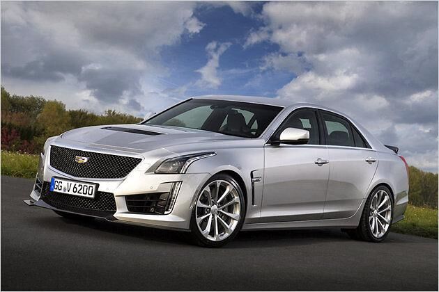 Schon im Stand wirkt der CTS-V dank optionalem Carbon-Paket sehr sportlich