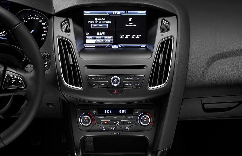 Das Bediensystem im Ford Focus 1.5 TDCi
