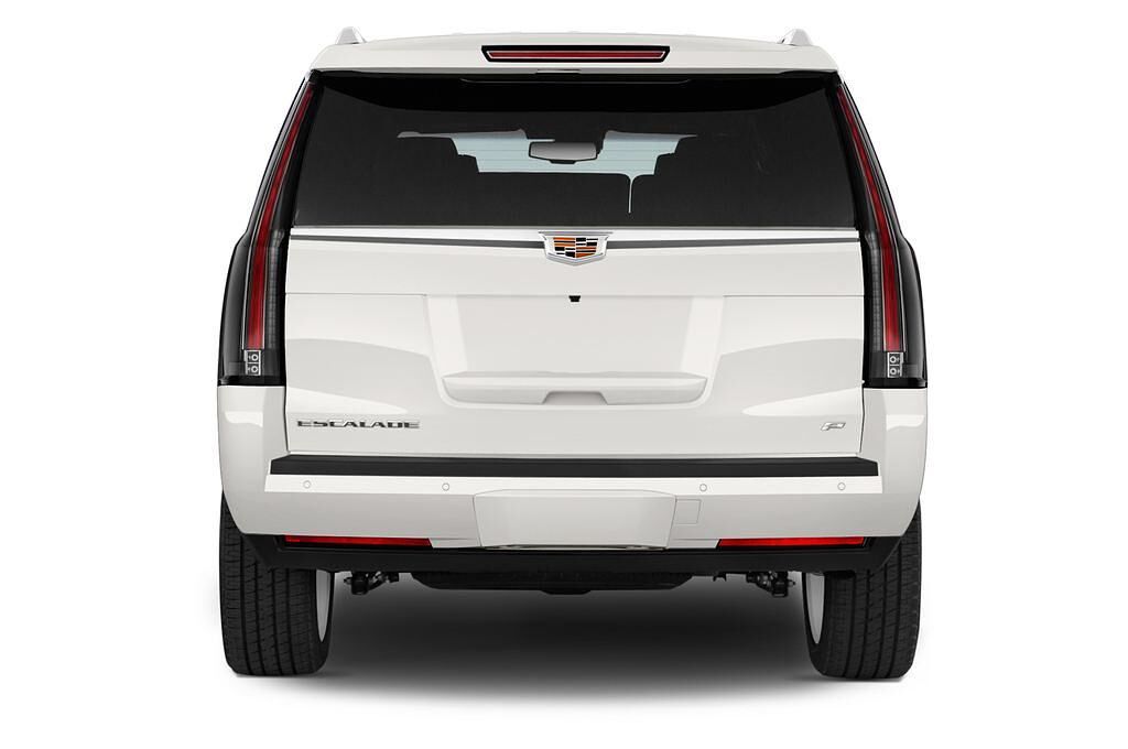 Cadillac Escalade (Baujahr 2016) Platinum 5 Türen Heckansicht