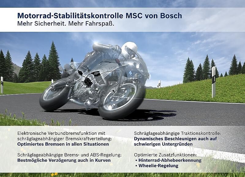Motorrad mit MSC
