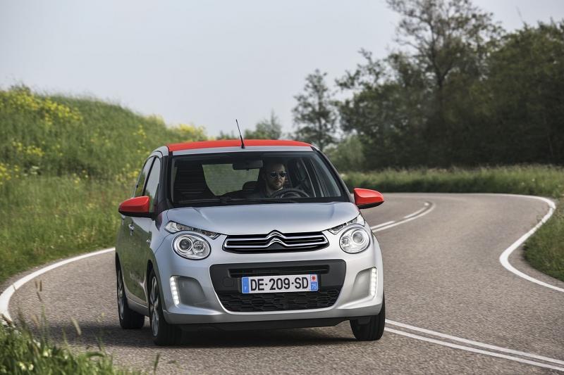 Der Citroen C1 fällt auf