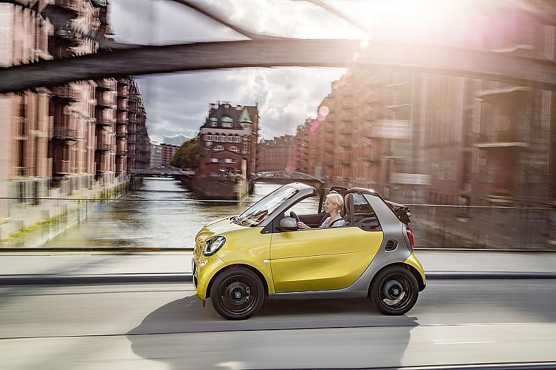 4,2 Liter soll das Smart Cabrio verbrauchen.