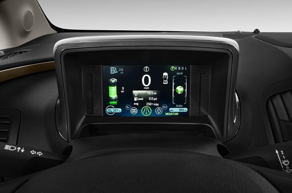Chevrolet Volt (Baujahr 2012) - 4 Türen Tacho und Fahrerinstrumente