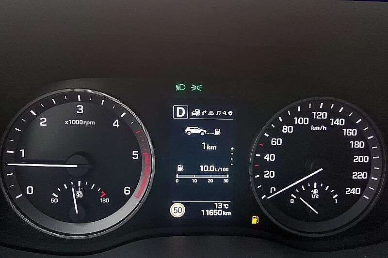 Bis zum letzten Kilometer wird die Restreichweite angezeigt.