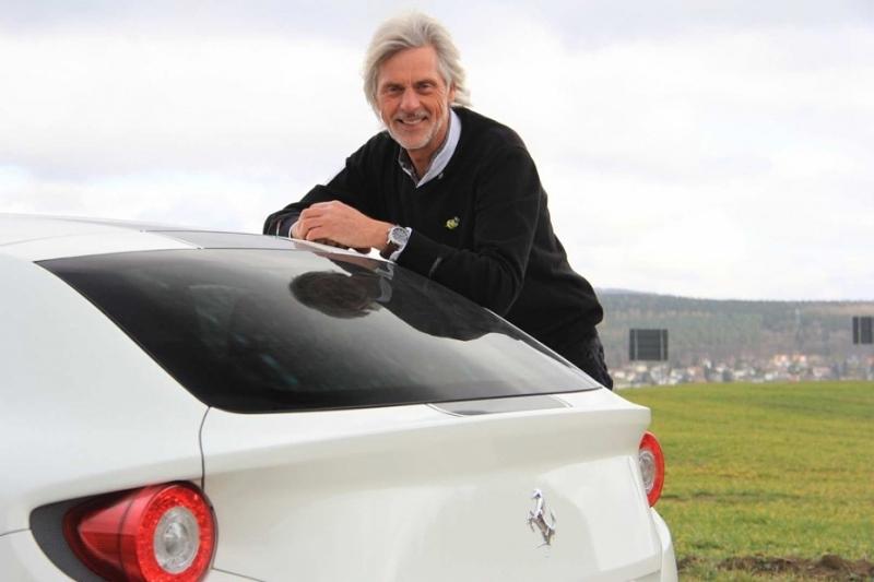 Ferrari Eberlein mit Firmeninhaber Helmut Eberlein