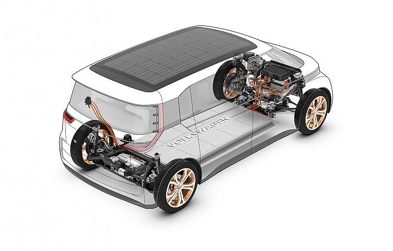 Studie des VW Budd-e auf der CES 2016 in Las Vegas