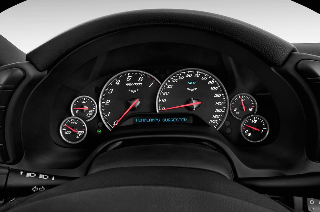 Chevrolet Corvette (Baujahr 2012) Grand Sport 2 Türen Tacho und Fahrerinstrumente