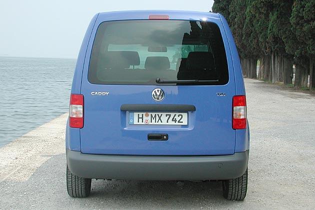 Die Heckansicht wirkt unauffällig