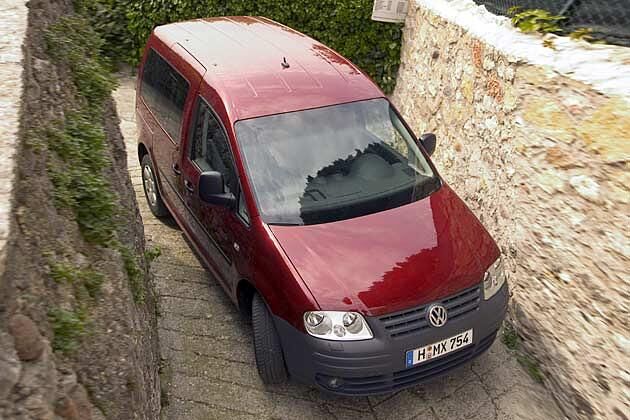 Der Caddy ist ein wendiges Fahrzeug