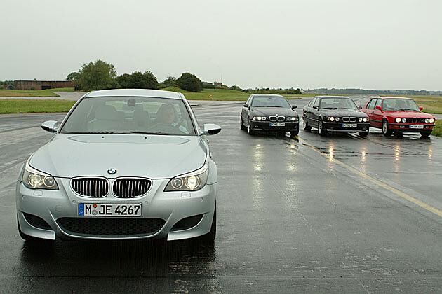 Der Neue und seine Vorgänger: Ahnengalerie des M5