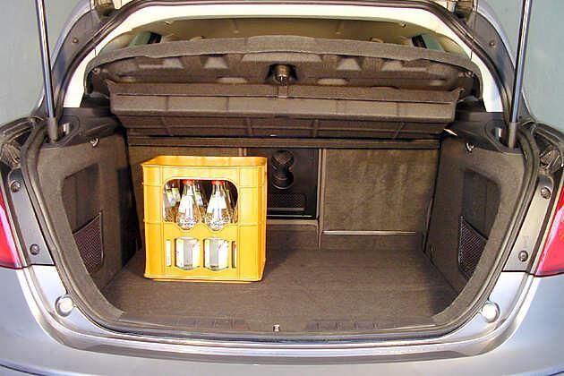 Der Kofferraum schluckt 500 Liter