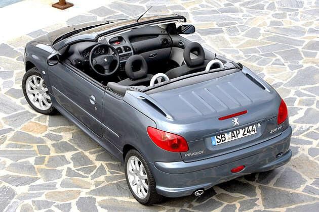 Der 206 CC ist ein 2+2-Sitzer