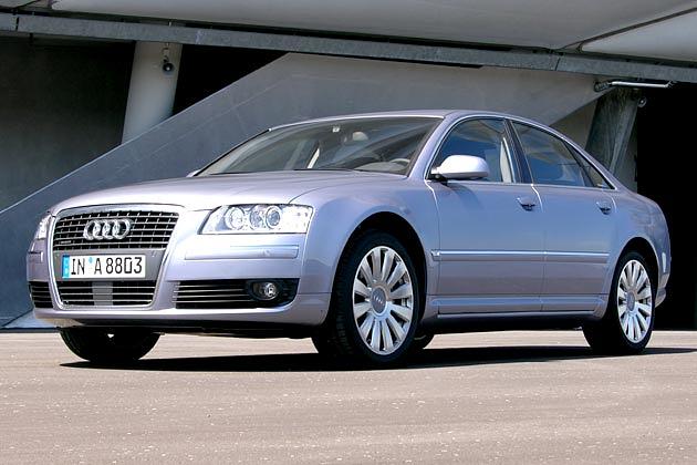 Jetzt mit Single-Frame-Nase: Der Audi A8 4.2 TDI