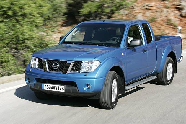 Mit seinem 2,5-Liter-Turbodiesel ein echter Renner unter den Pick-ups: Der Navara ist 170 km/h schnell