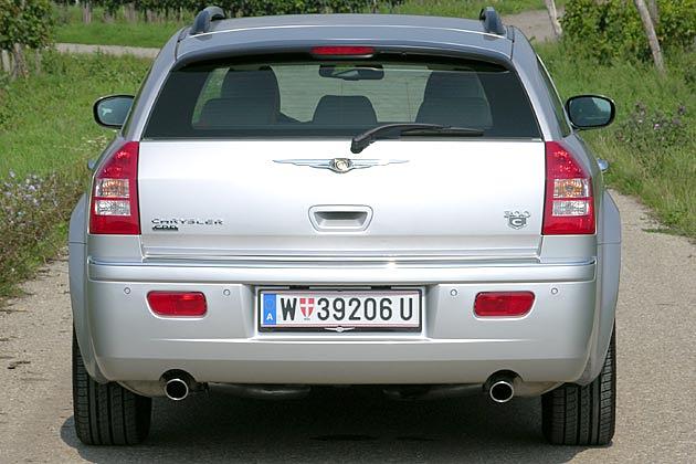 Auch das Heckfenster ist nicht besonders groß