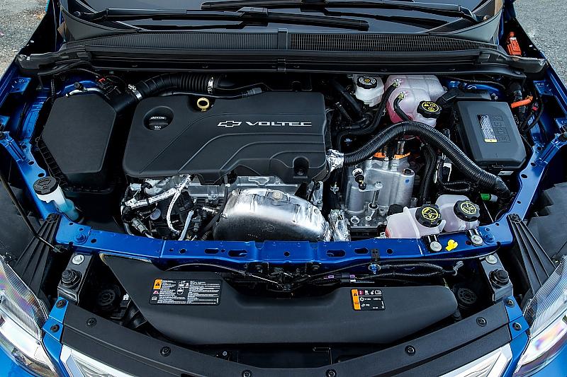 Chevrolet Volt 2016 - der Vierzylinder-Saugmotor leistet 74 kW / 101 PS