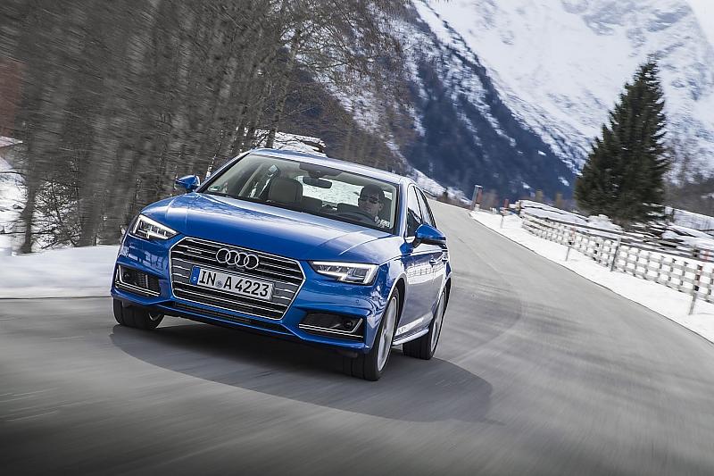 Die Testfahrten mit dem Audi Quattro mit Ultra Technologie wurden in einem Audi A4 durchgeführt