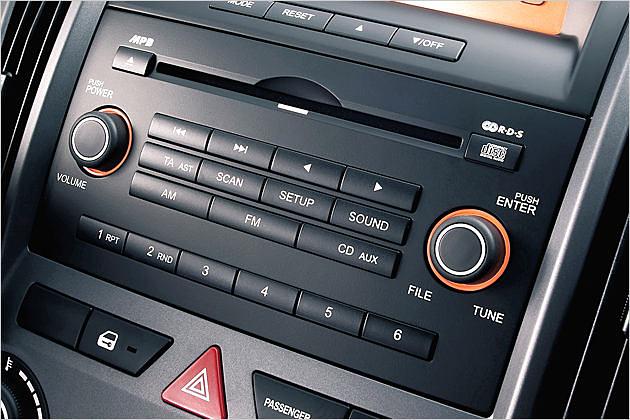 Ein CD-Radio mit MP3-Unterstützung ist beim Cee`d Serie
