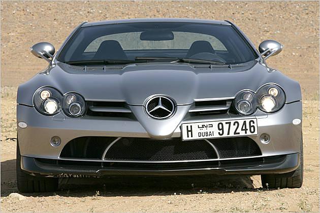 Deutlich breiter als hoch: Der Mercedes SLR McLaren 722 Edition