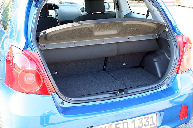 Der Kofferraum fasst 275 Liter