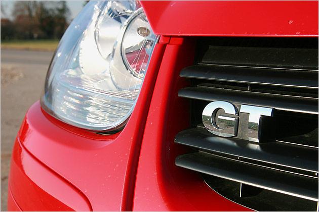 Aus der Nähe betrachtet: Hier handelt es sich um einen Golf GT
