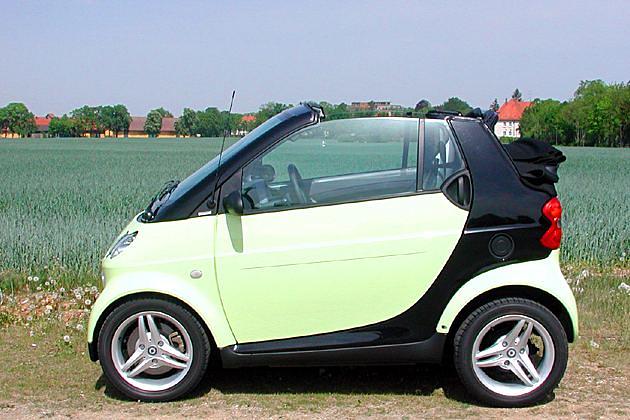 Mit rund 12.000 Euro ist das Smart Cabrio das günstigste Cabrio auf dem Neuwagenmarkt