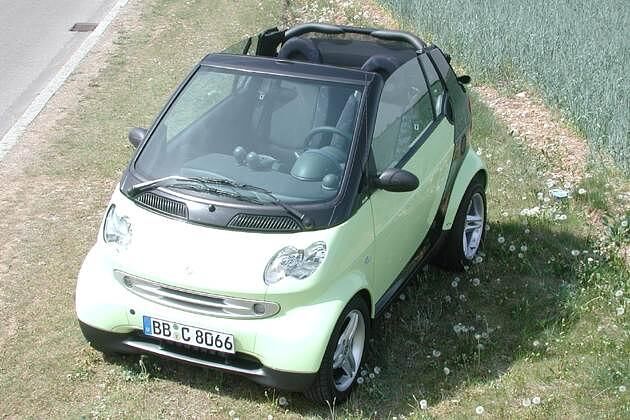 Witzig, oder? Das kleine Cabrio ist aus allen Perspektiven ein überraschender Anblick