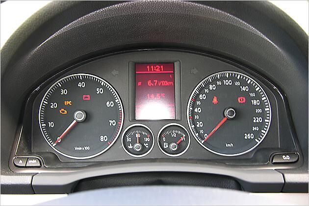 Bei 6,7 Litern lag unser Durchschnittsverbrauch nach der halben Fahrtzeit