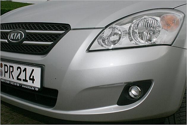 Die Front des Sporty Wagon ist dieselbe wie bei der Steilheckversion