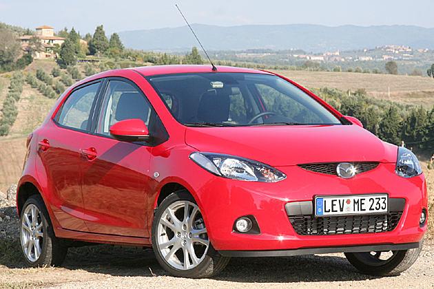 Das frische Design des Mazda 2 ist gelungen
