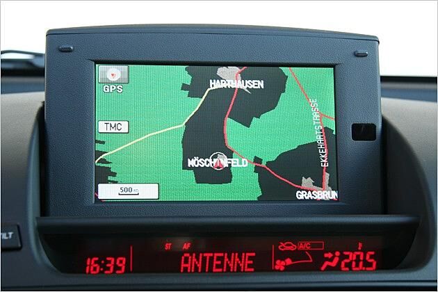 Das DVD-Navi ist im Sondermodell Serie