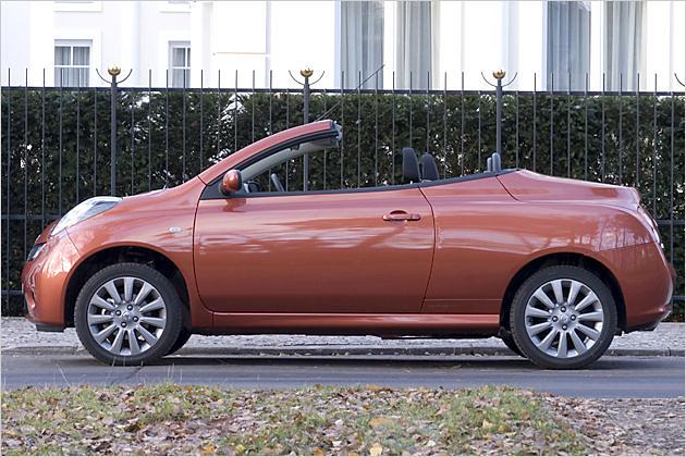 Der Micra C+C ist flacher und länger als die Limousine