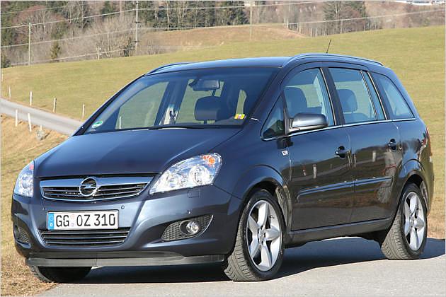 Der facegeliftete Opel Zafira startet Anfang Februar 2008 in den Markt
