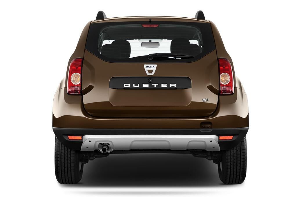 Dacia Duster (Baujahr 2011) Prestige 5 Türen Heckansicht