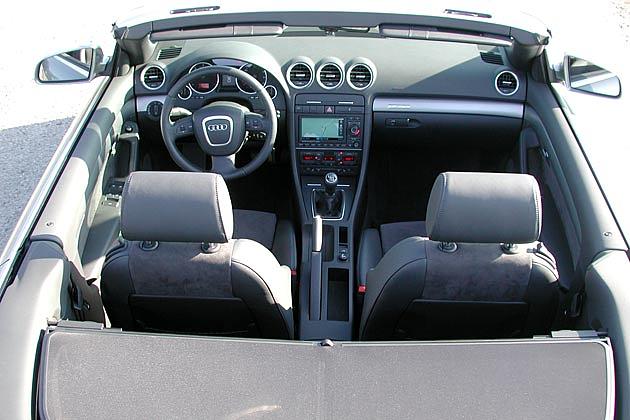 Gutes Platzangebot für bis zu vier Fahrgäste: Audi A4 Cabriolet