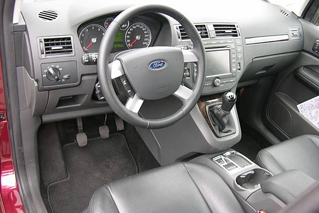 Der Schaltknüppel sitzt bei allen C-Max in der Mittelkonsole