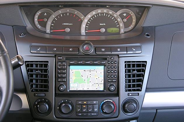 Optional gibt es ein Navi-System mit großem Display