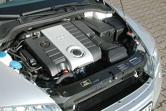 Der TFSI-Motor liefert 200 PS