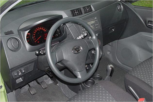Das Interieur ist schlicht gehalten