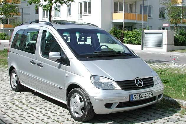 Typisches Mercedes-Gesicht: Der Vaneo ähnelt der A-Klasse