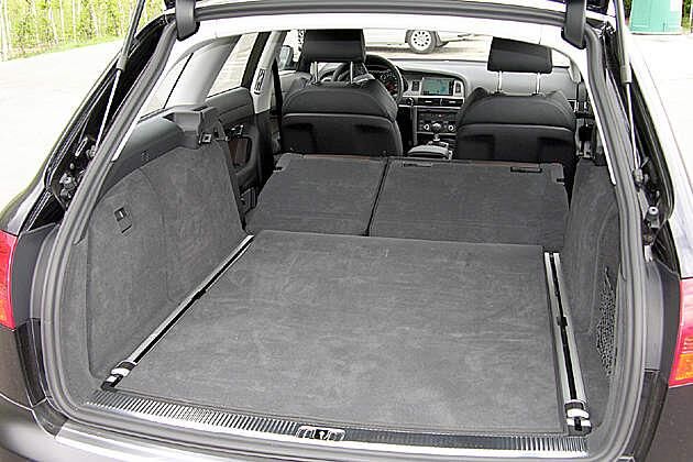 Nach dem Sitzumklappen verschlingt der A6 1.660 Liter  bei dem T-Modell sind es 1.950 Liter