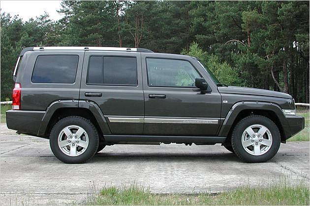 Der Commander basiert auf dem Grand Cherokee, ist aber vier Zentimeter länger