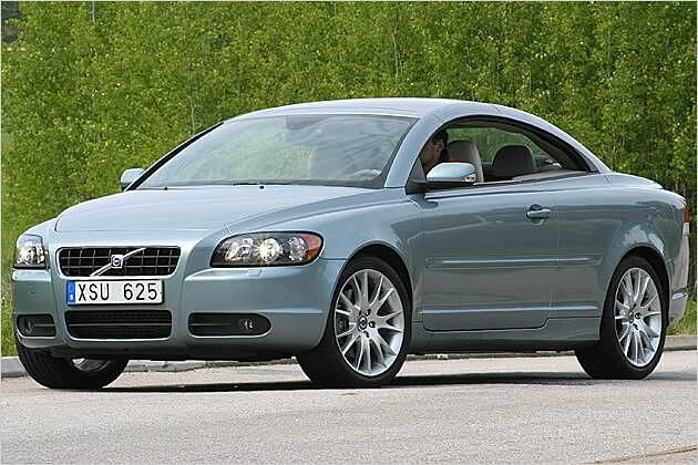 Auch geschlossen macht der C70 einen schnittigen Eindruck